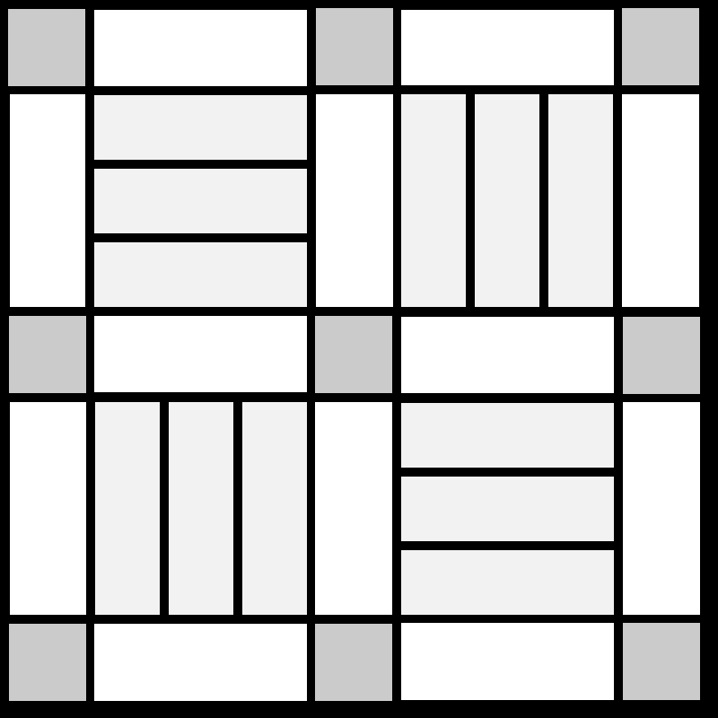 Parquet Pattern - chess_weave
